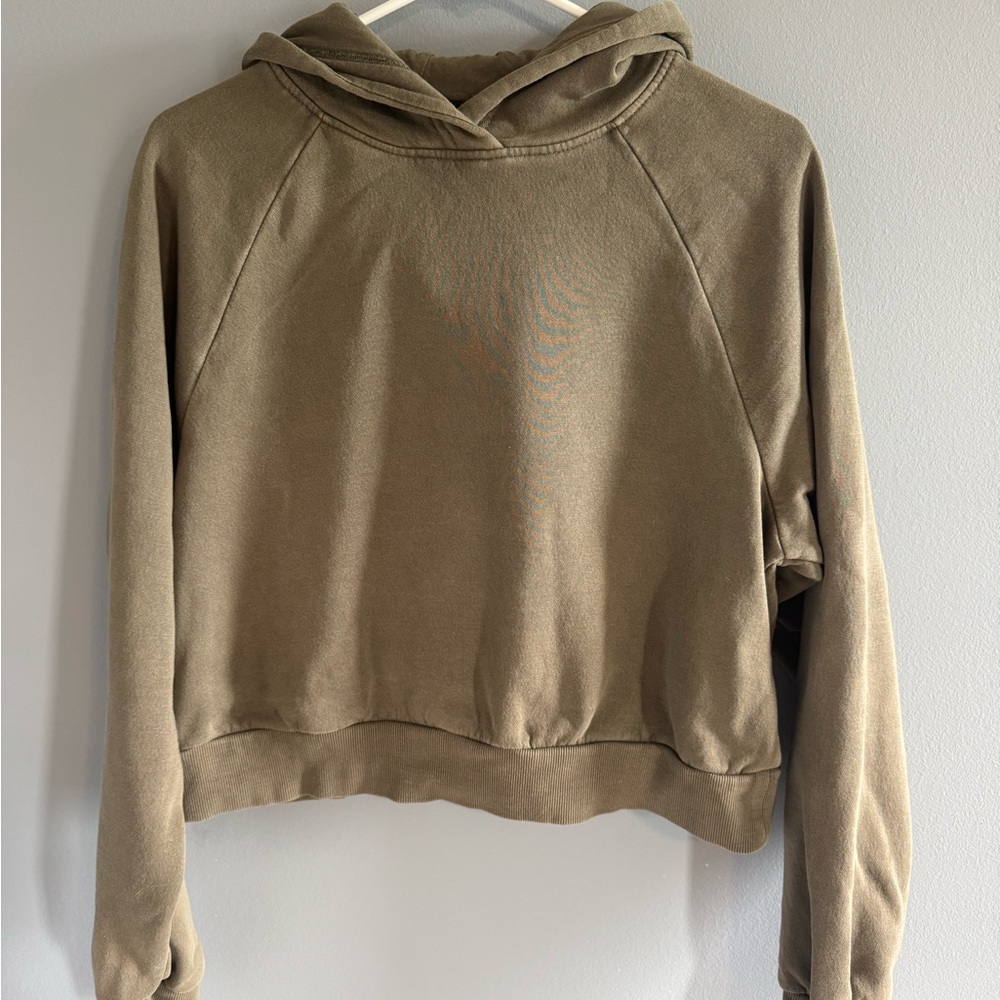 Forever 21 Olive Green Hoodie Sweater